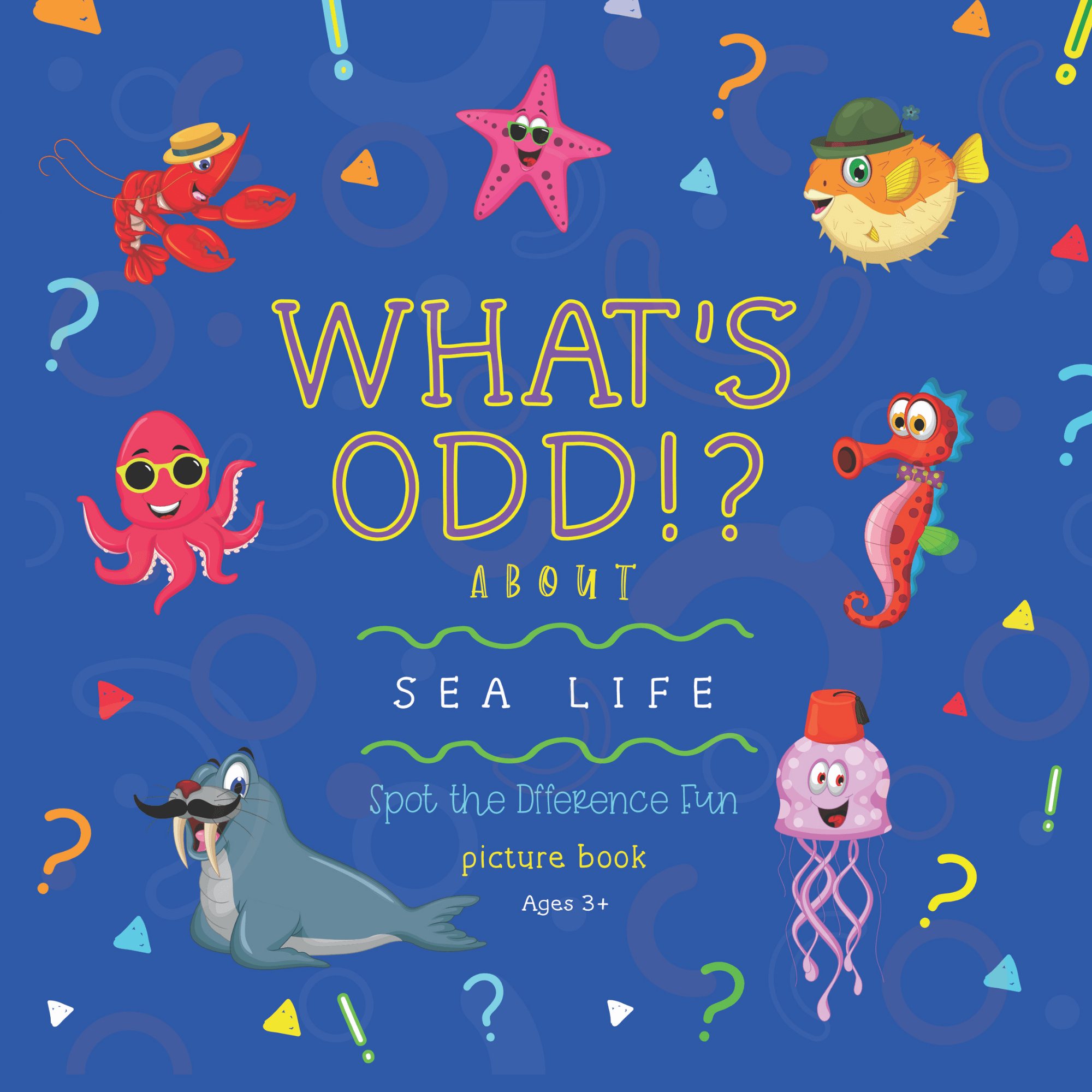 jaymcdesign books toddler odd one out book about sea creatures