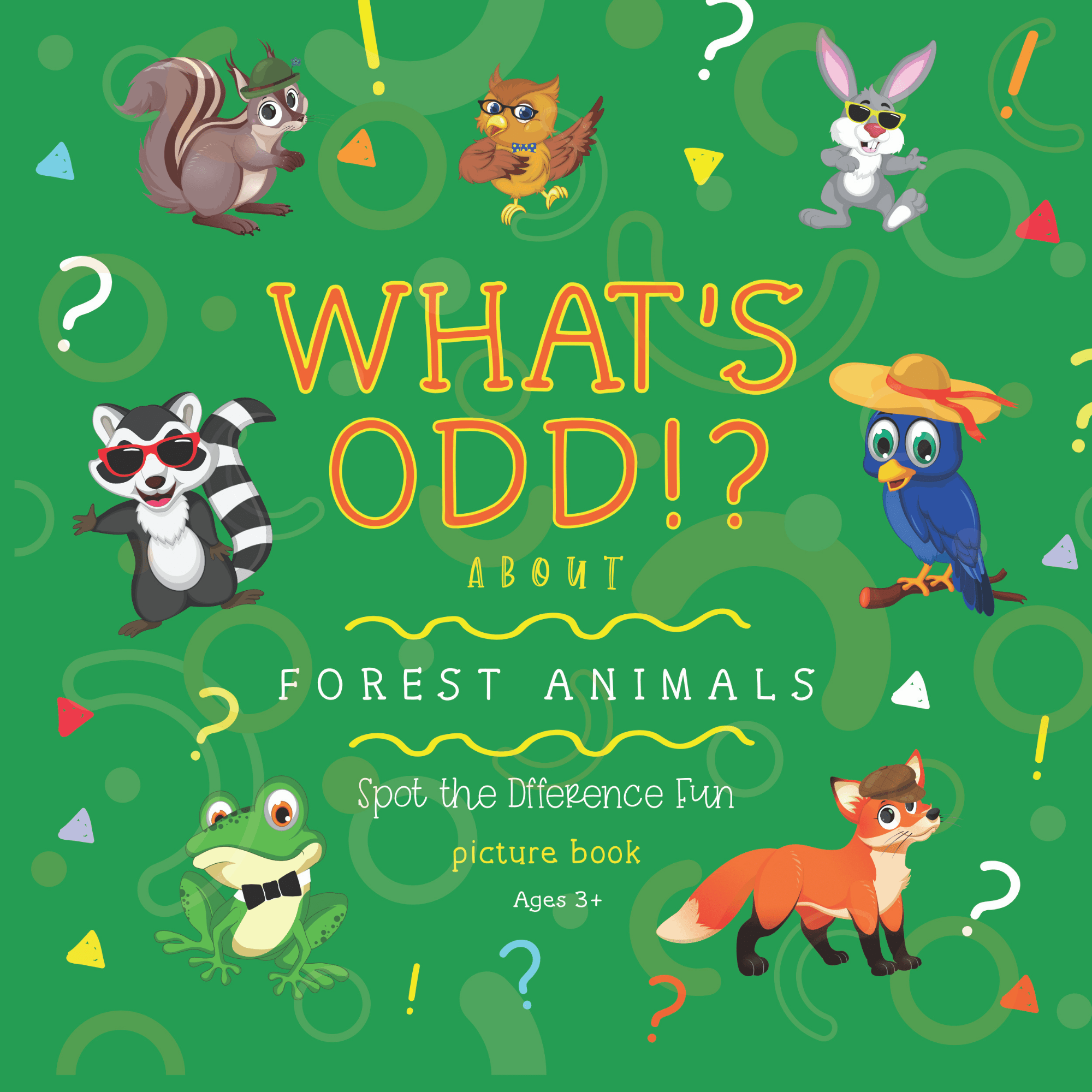 jaymcdesign books toddler odd one out book about forest animals