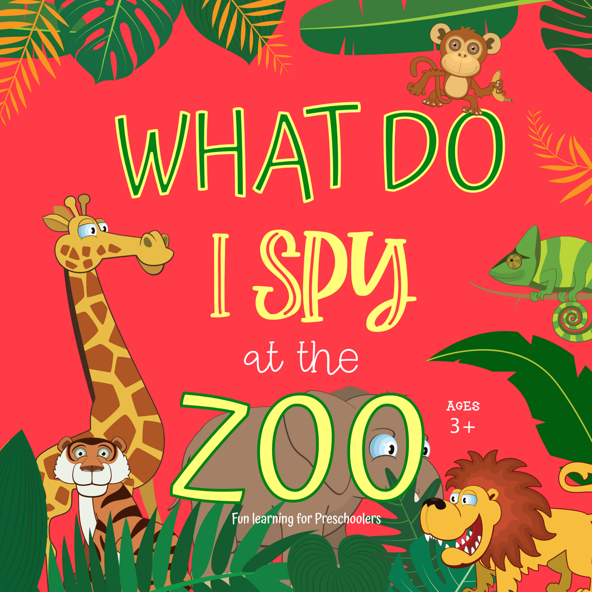 jaymcdesign books toddler I spy book about zoo animals