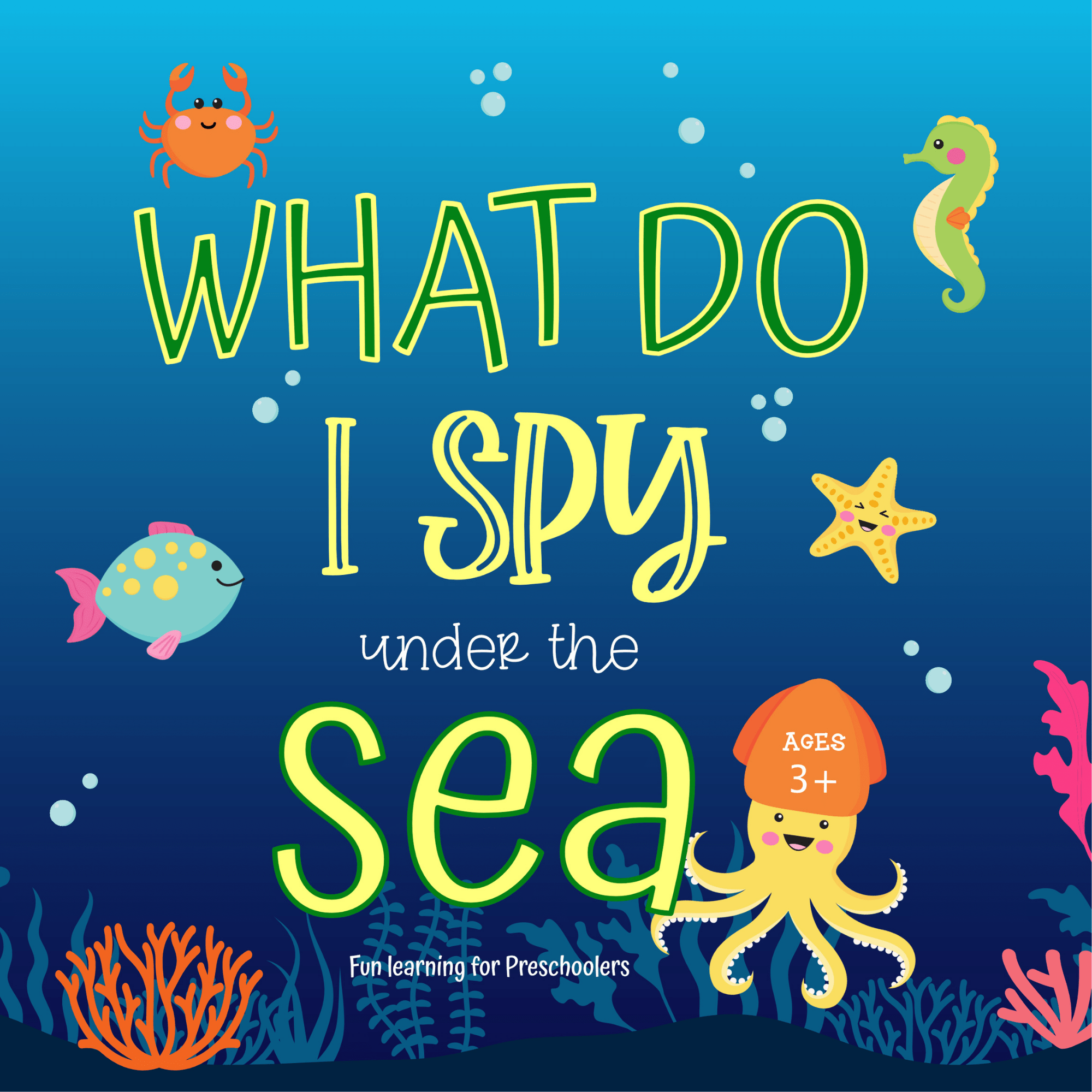 jaymcdesign books toddler I spy book about sea creatures