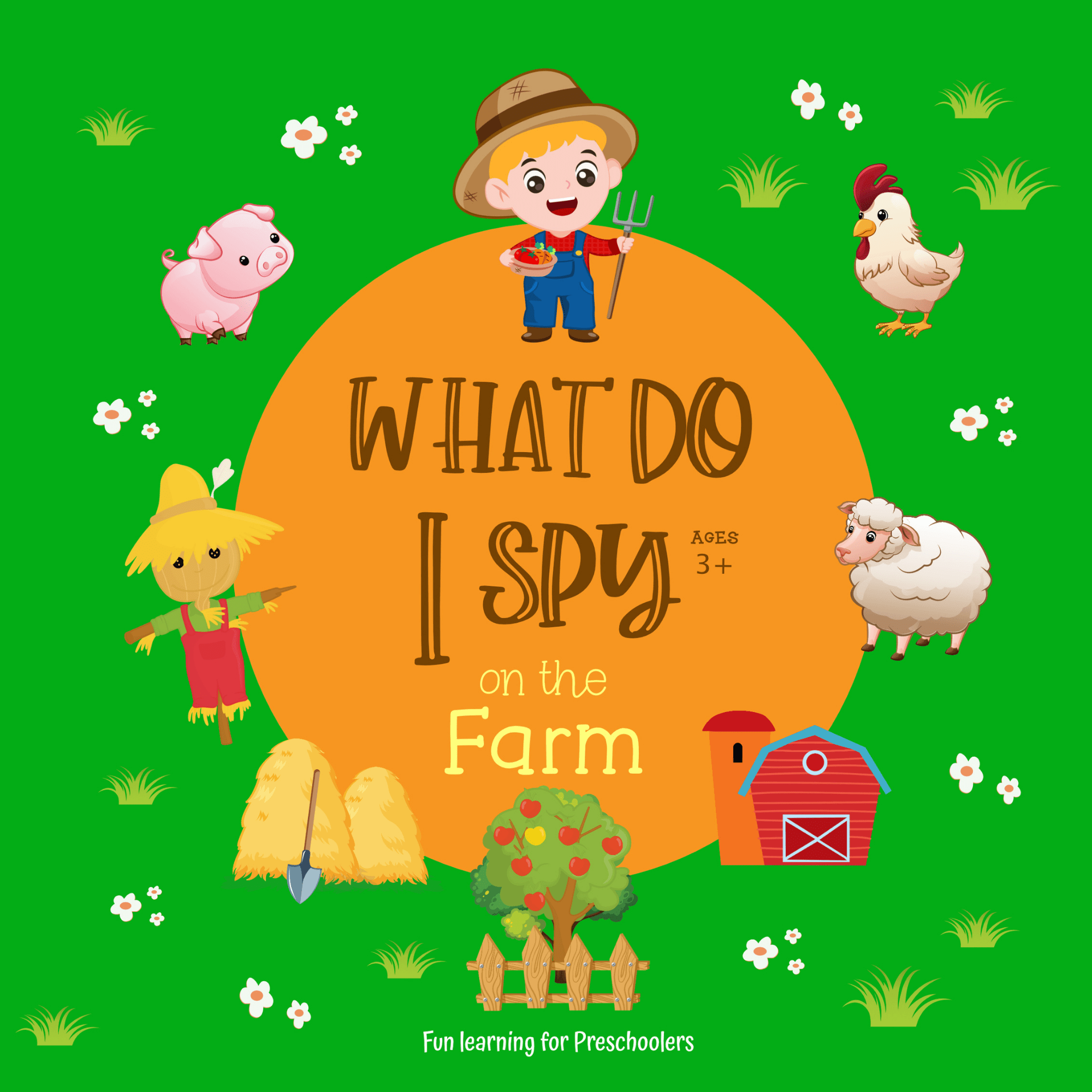 jaymcdesign books toddler  farm I spy book