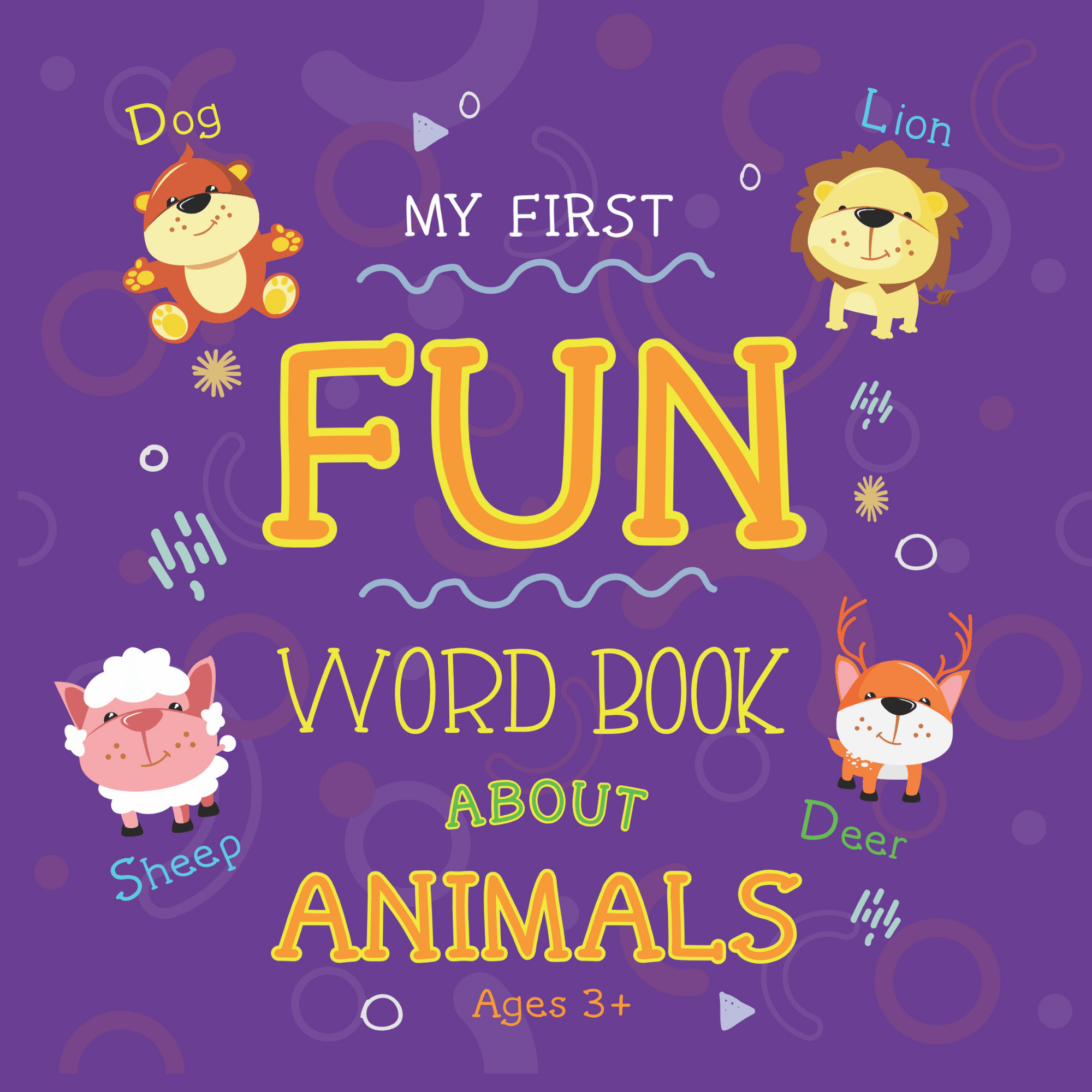 jaymcdesign books toddler my first words book about animals