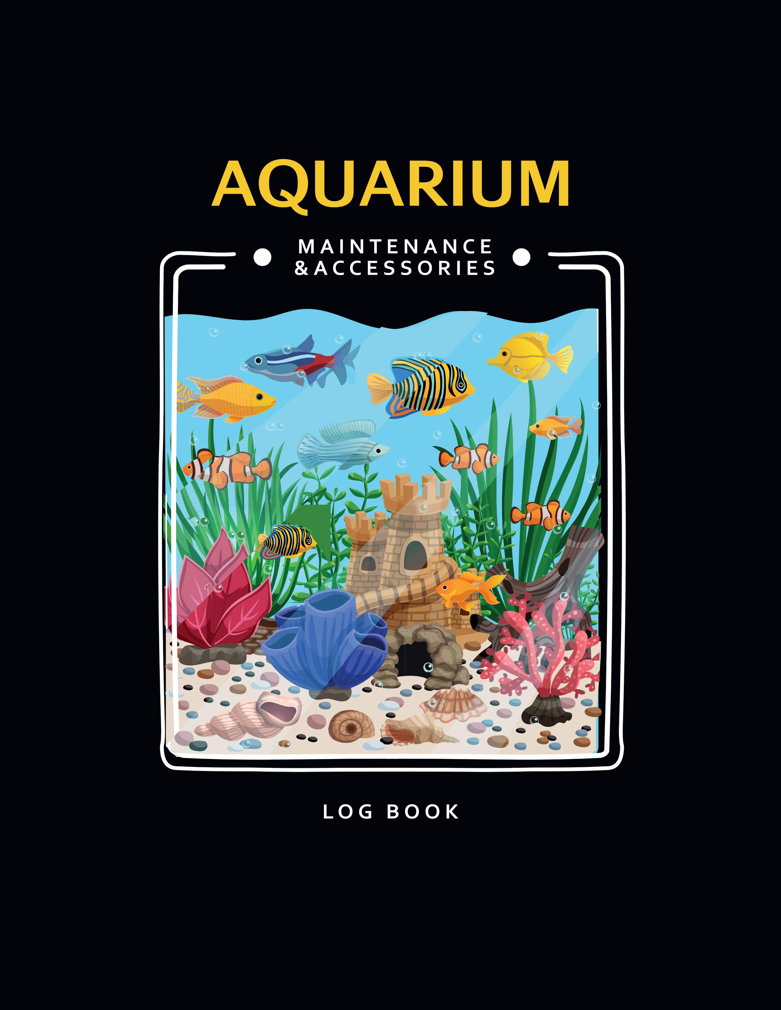 jaymcdesign books Aquarium Maintenance log book