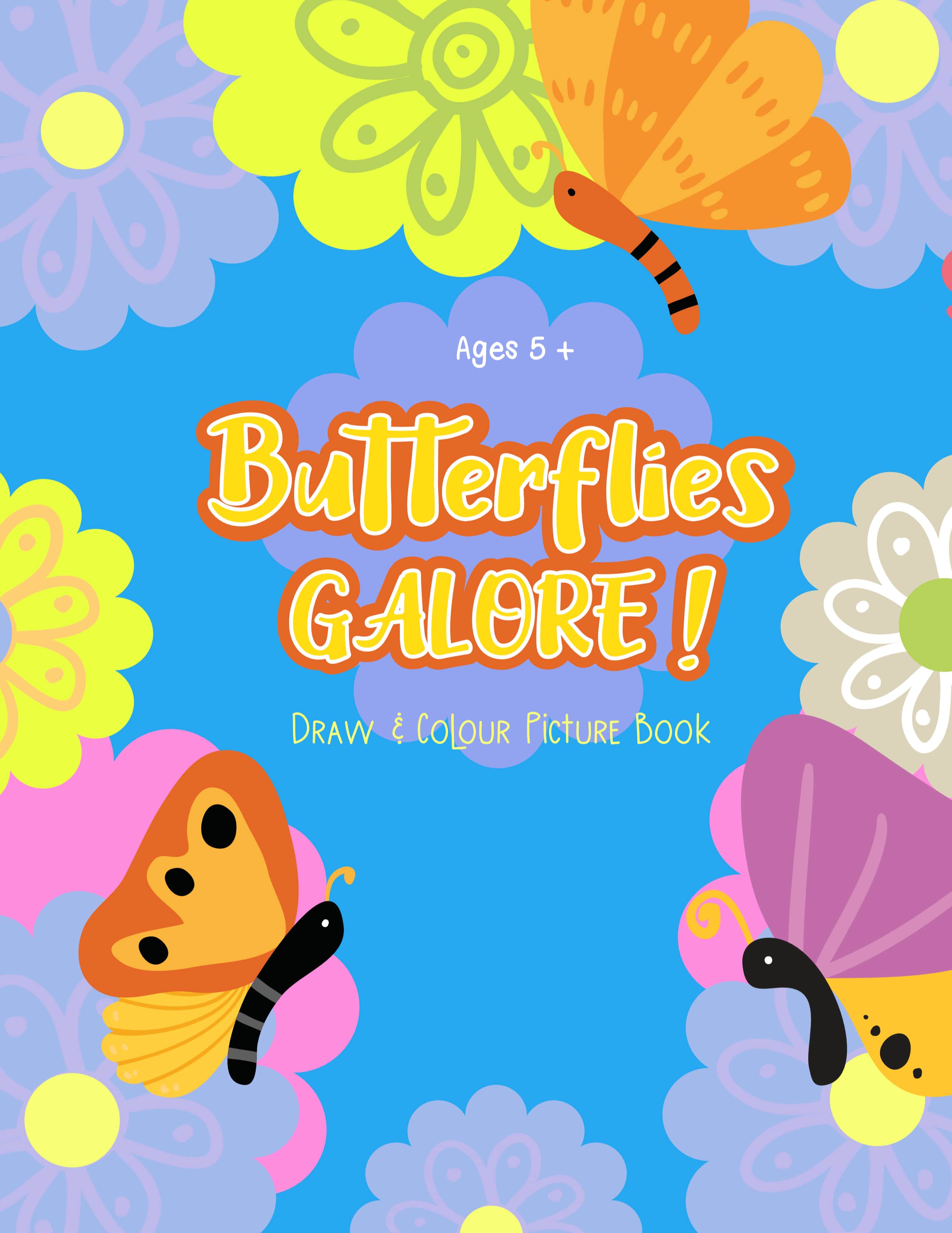 jaymcdesign books childrens butterflies colouring book