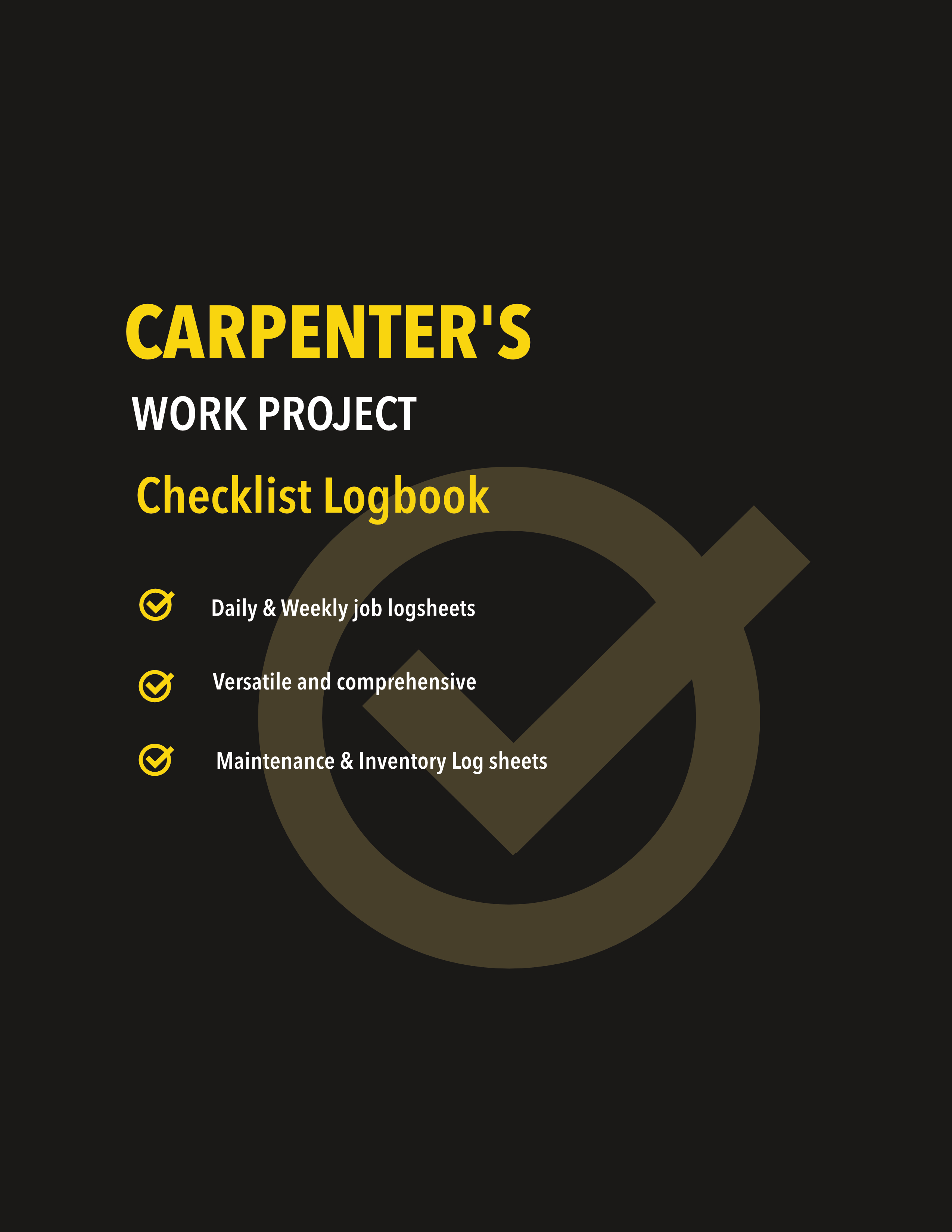 jaymcdesign books carpenter work log book