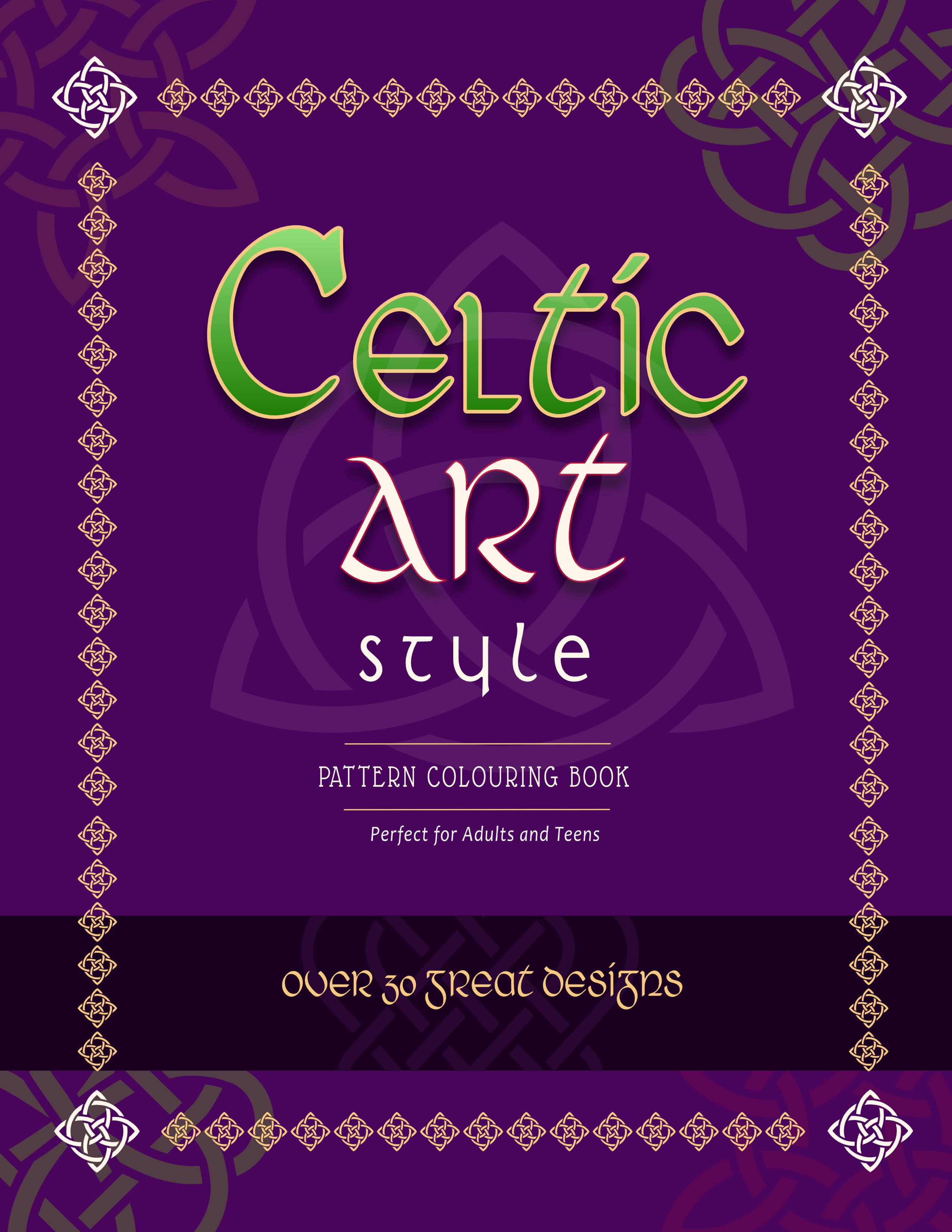 jaymcdesign books adult celtic art colouring book