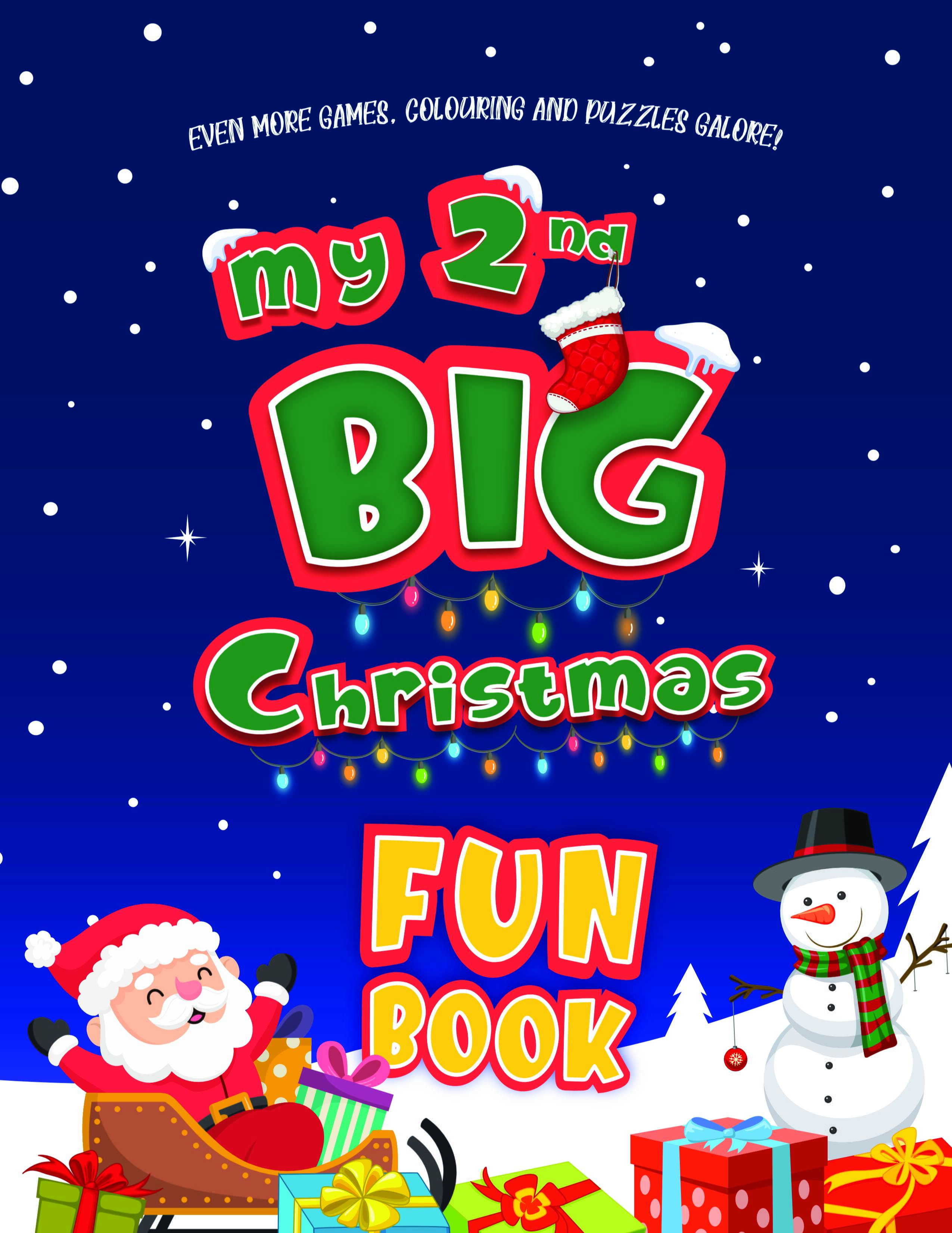 jaymcdesign books children christmas coluring and game activities book