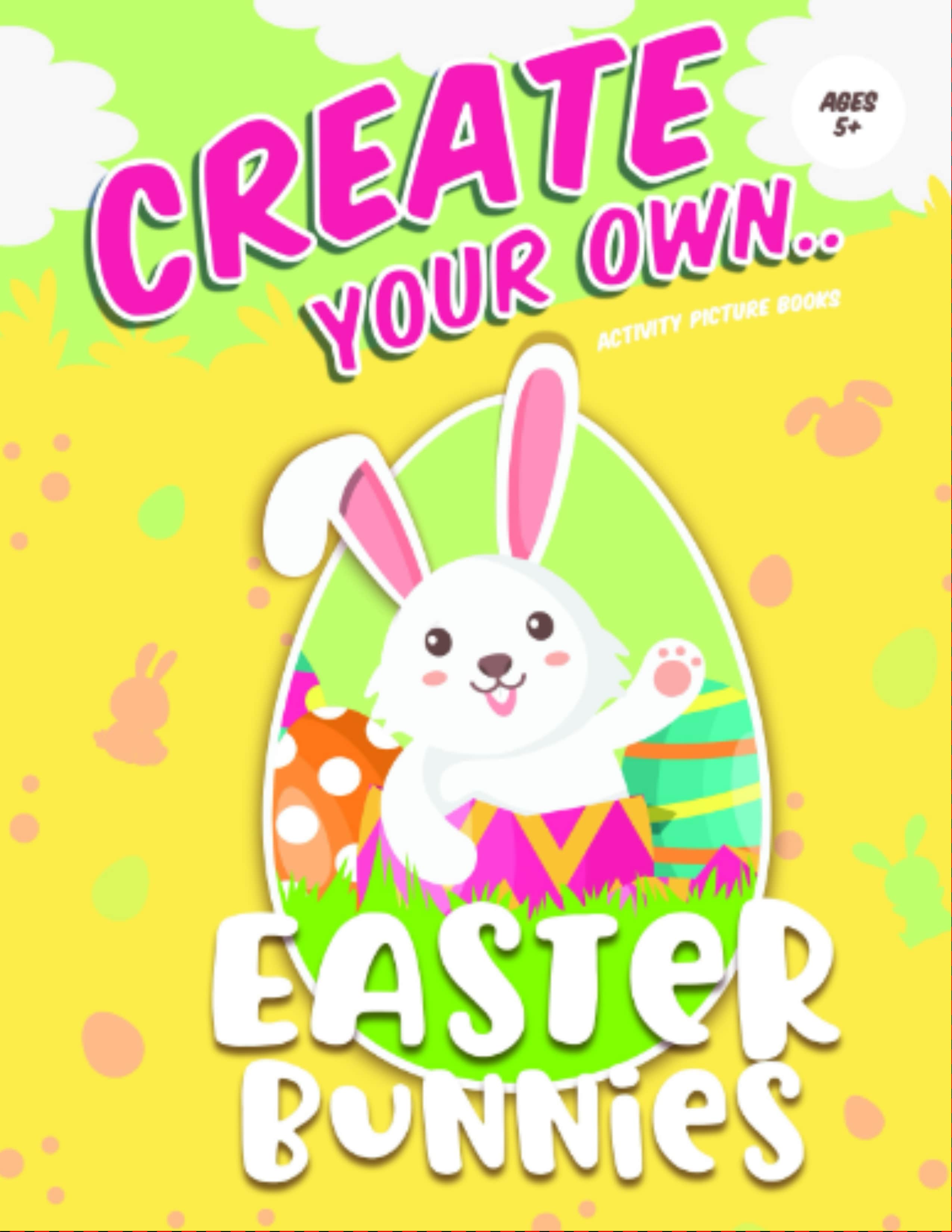 jaymcdesign books children easter bunnies colouring book