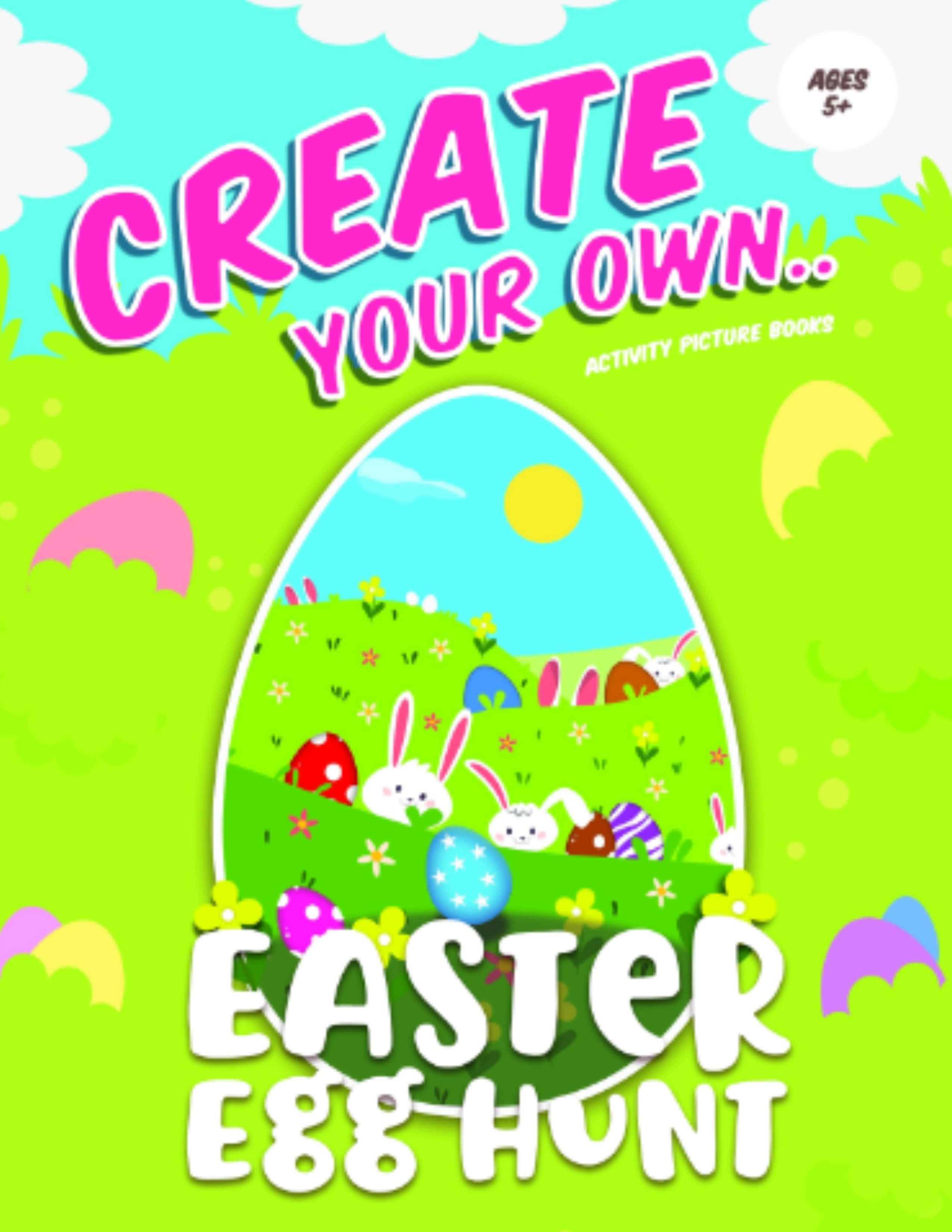 jaymcdesign books children easter egg hunt colouring book