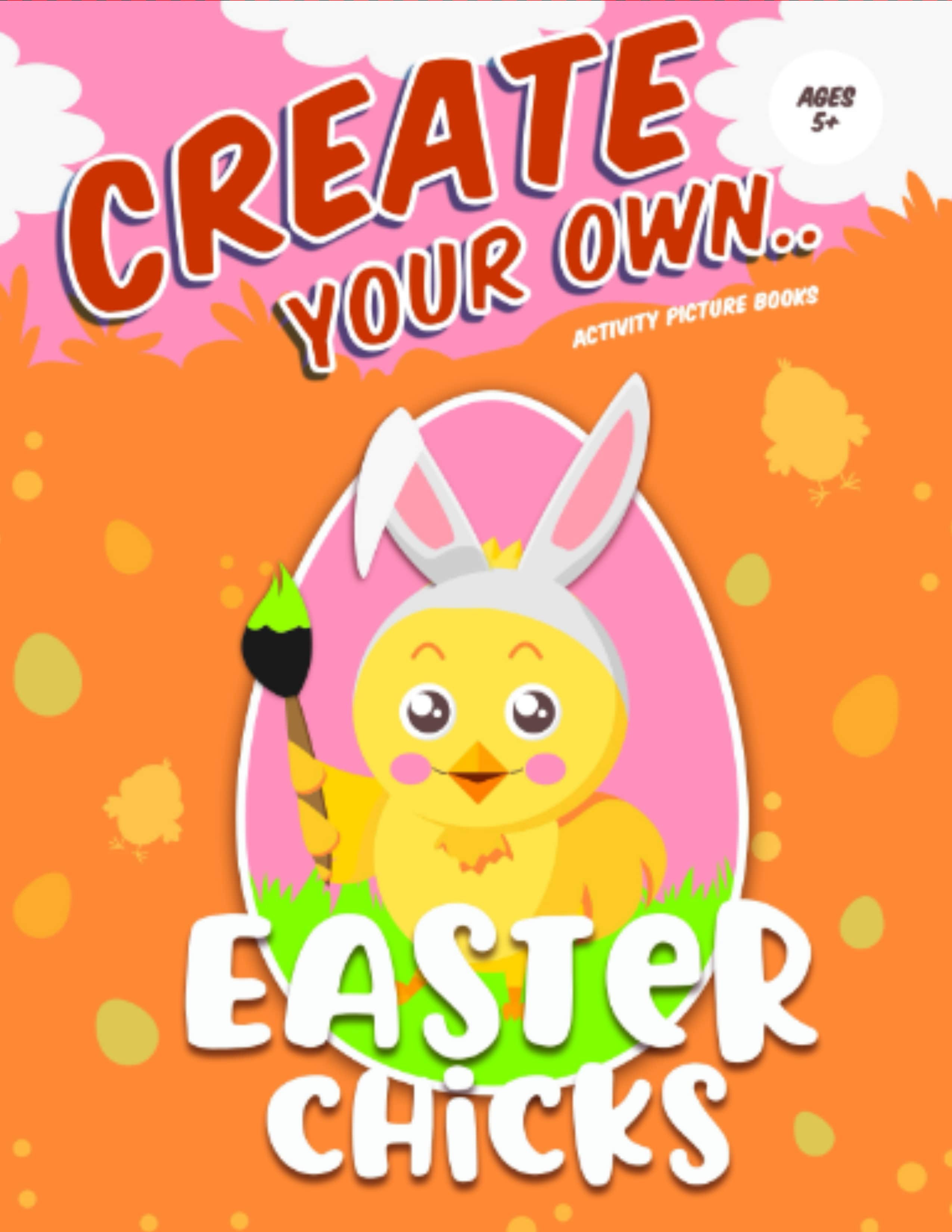 jaymcdesign books children easter chicks colouring book