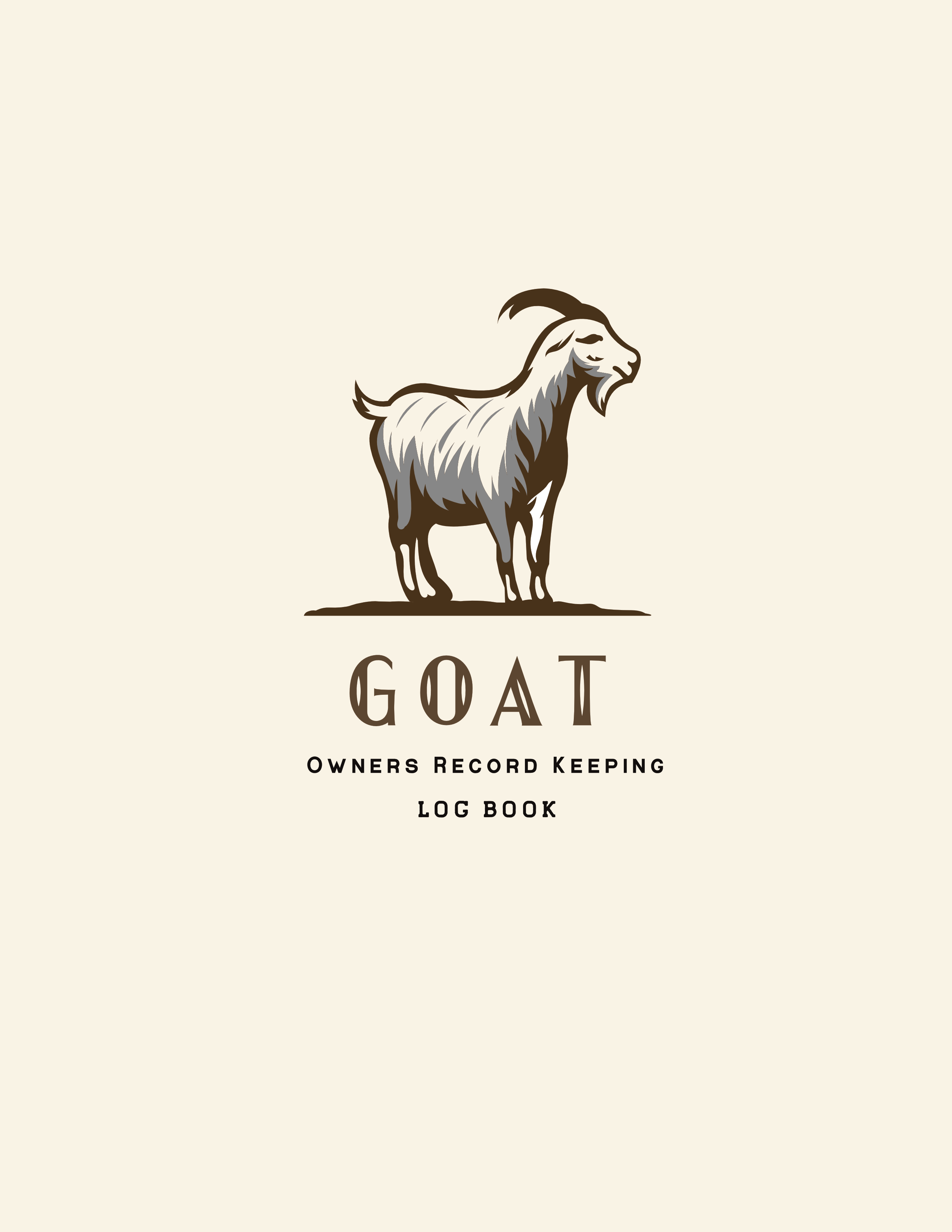 jaymcdesign books goat keeping log book