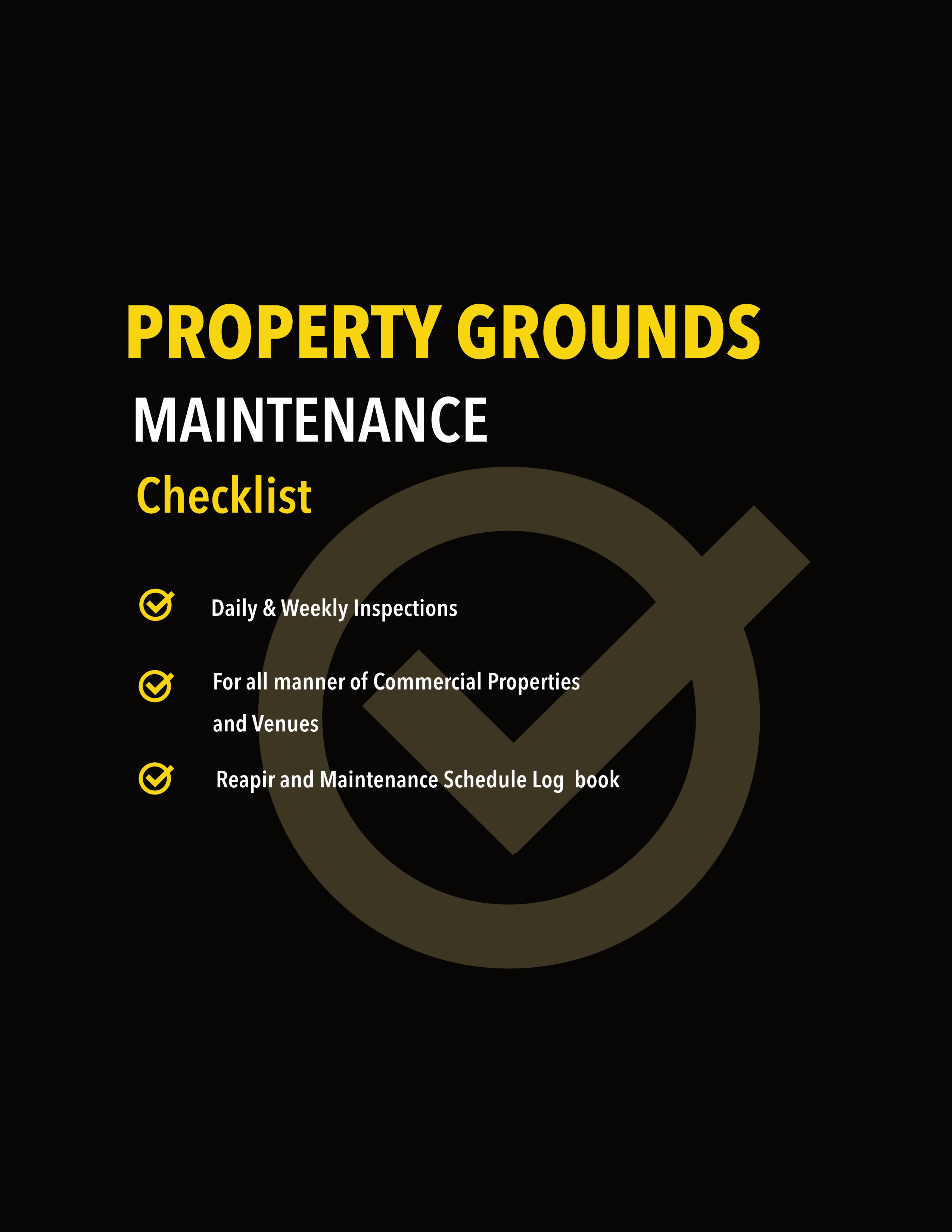 jaymcdesign books property grounds maintenance log book