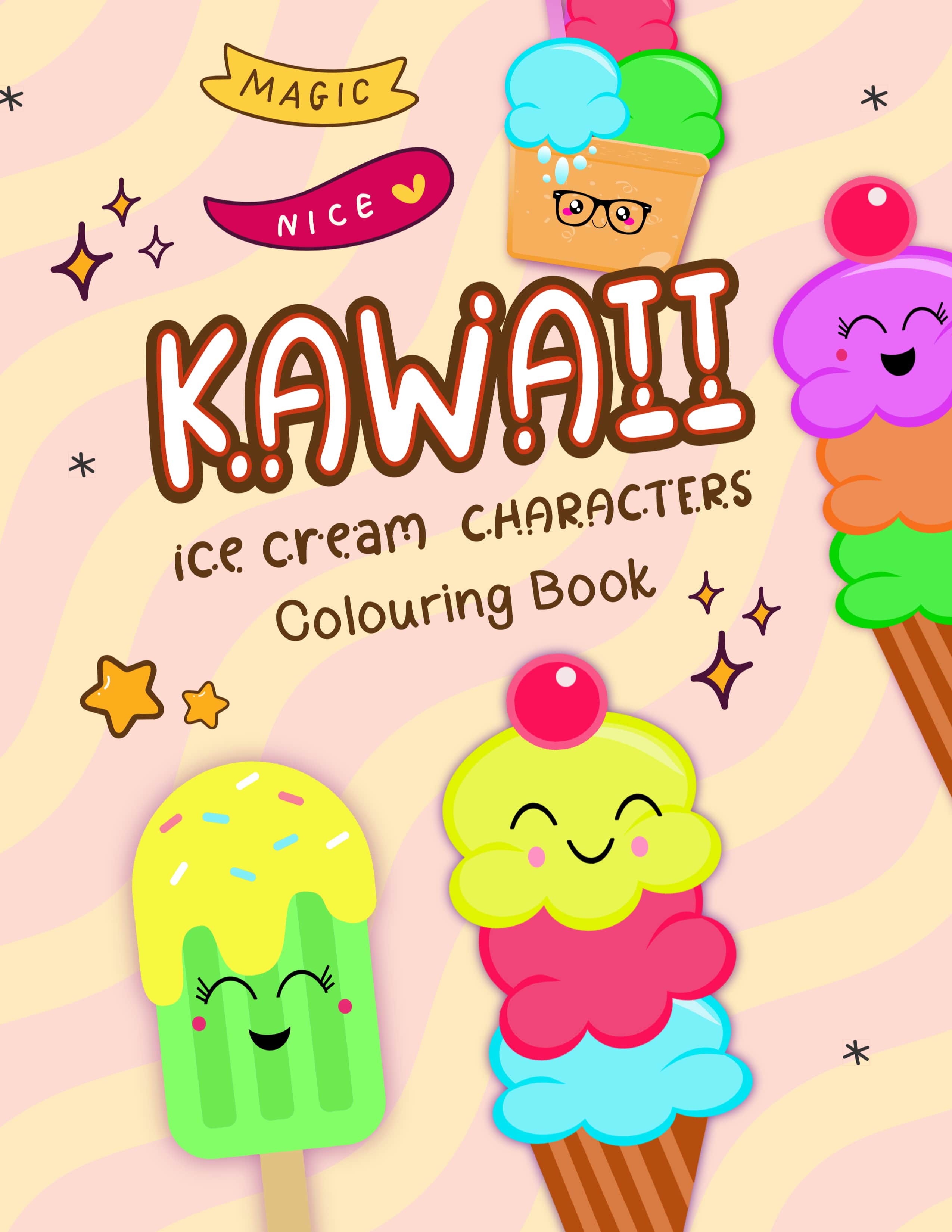 jaymcdesign books childrens kawaii colouring book