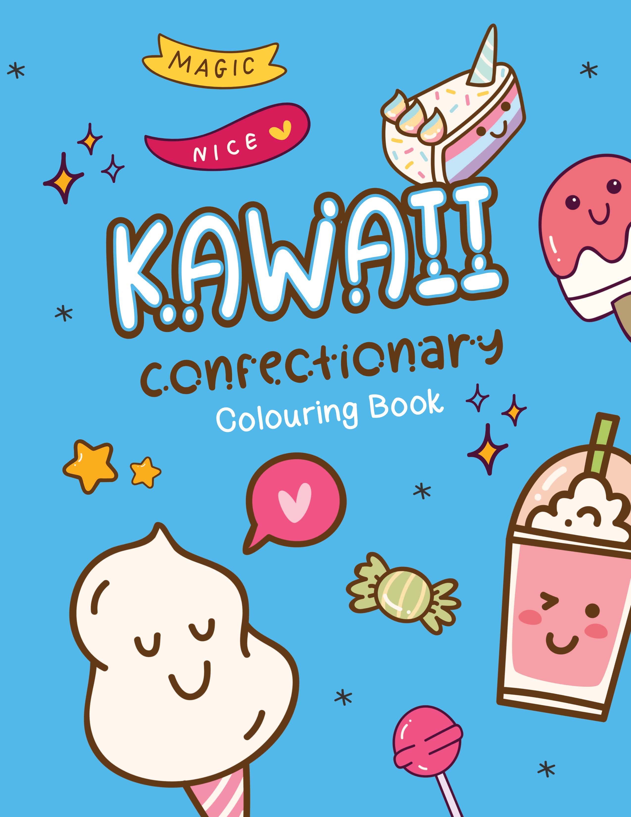 jaymcdesign books childrens kawaii colouring book
