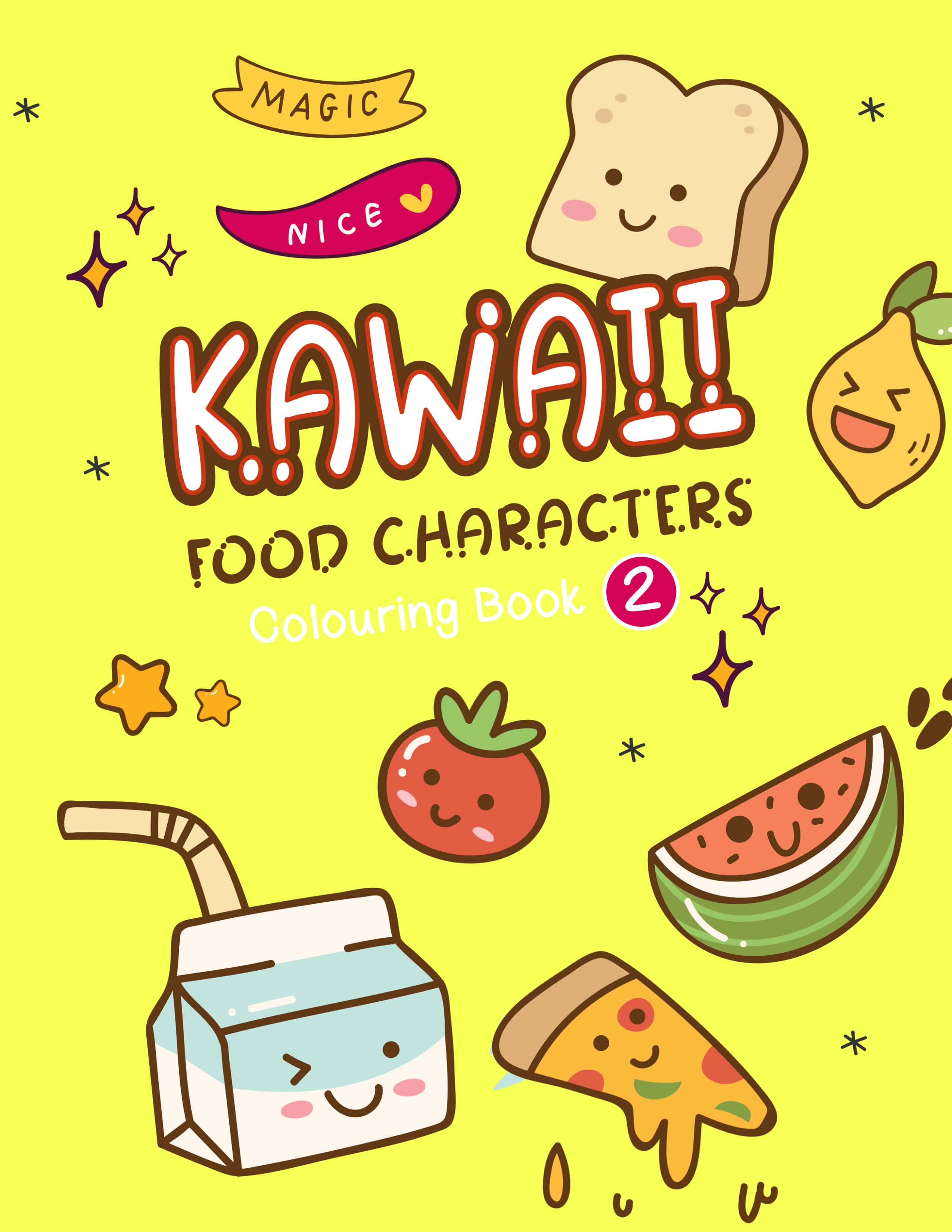jaymcdesign books childrens kawaii colouring book