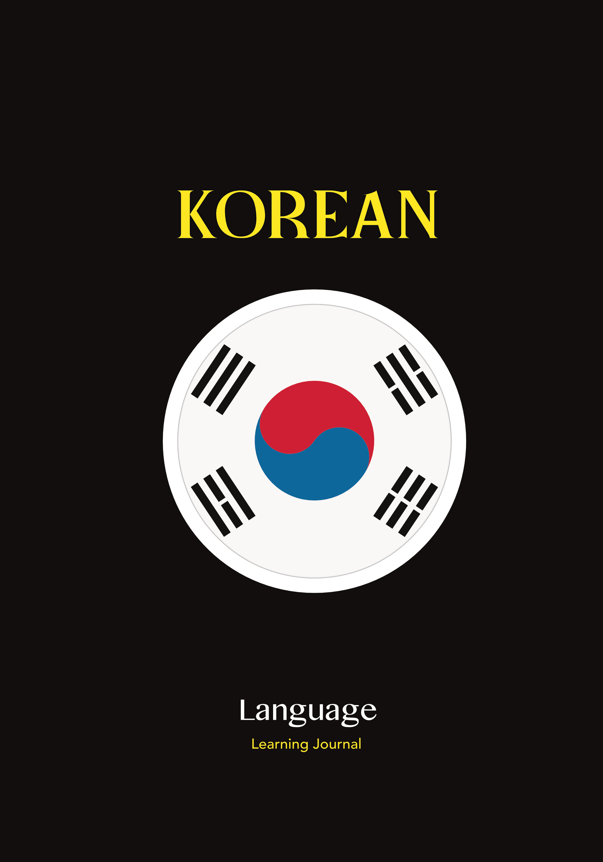 jaymcdesign books language learning journal for korean