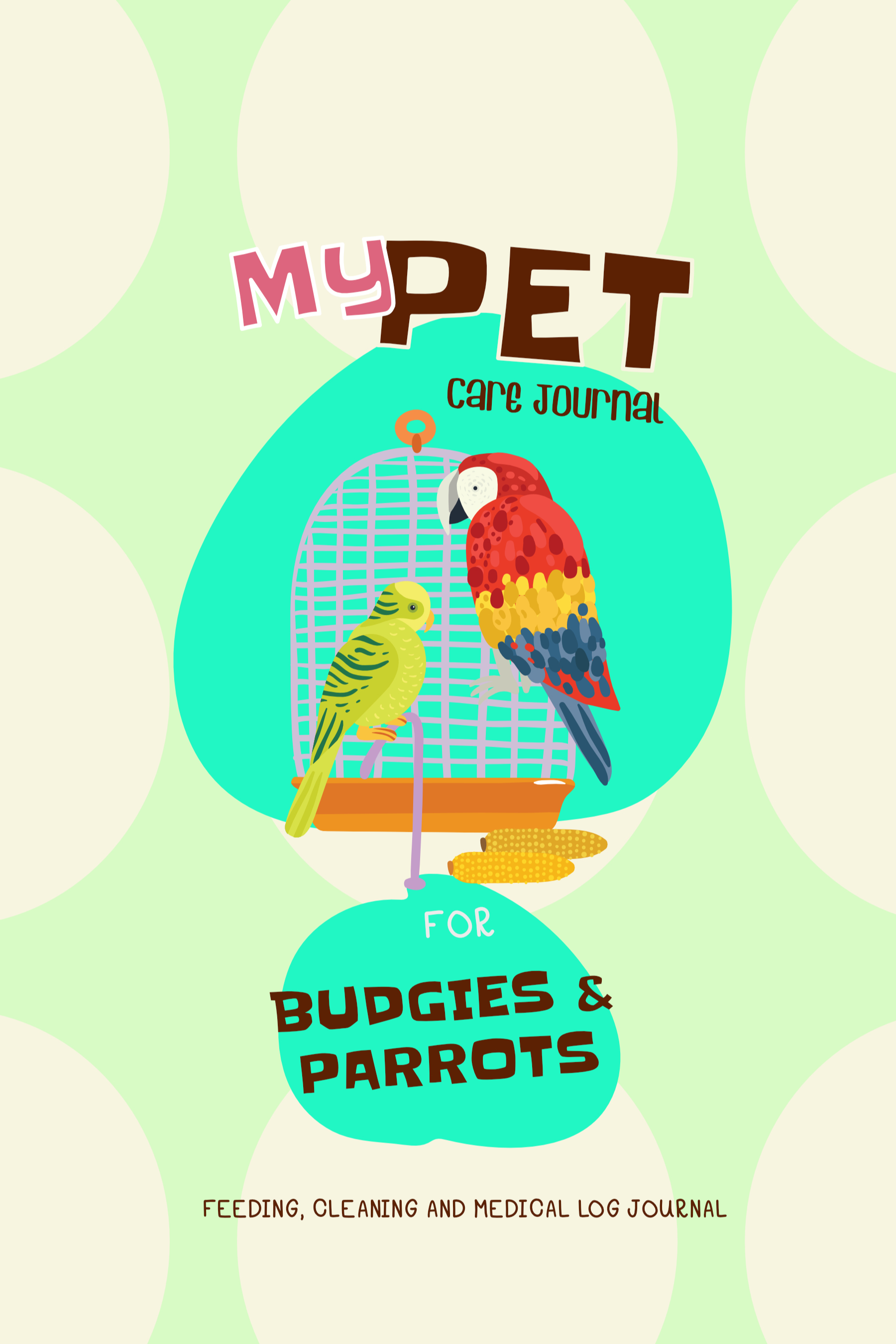 jaymcdesign books pet bird care diary