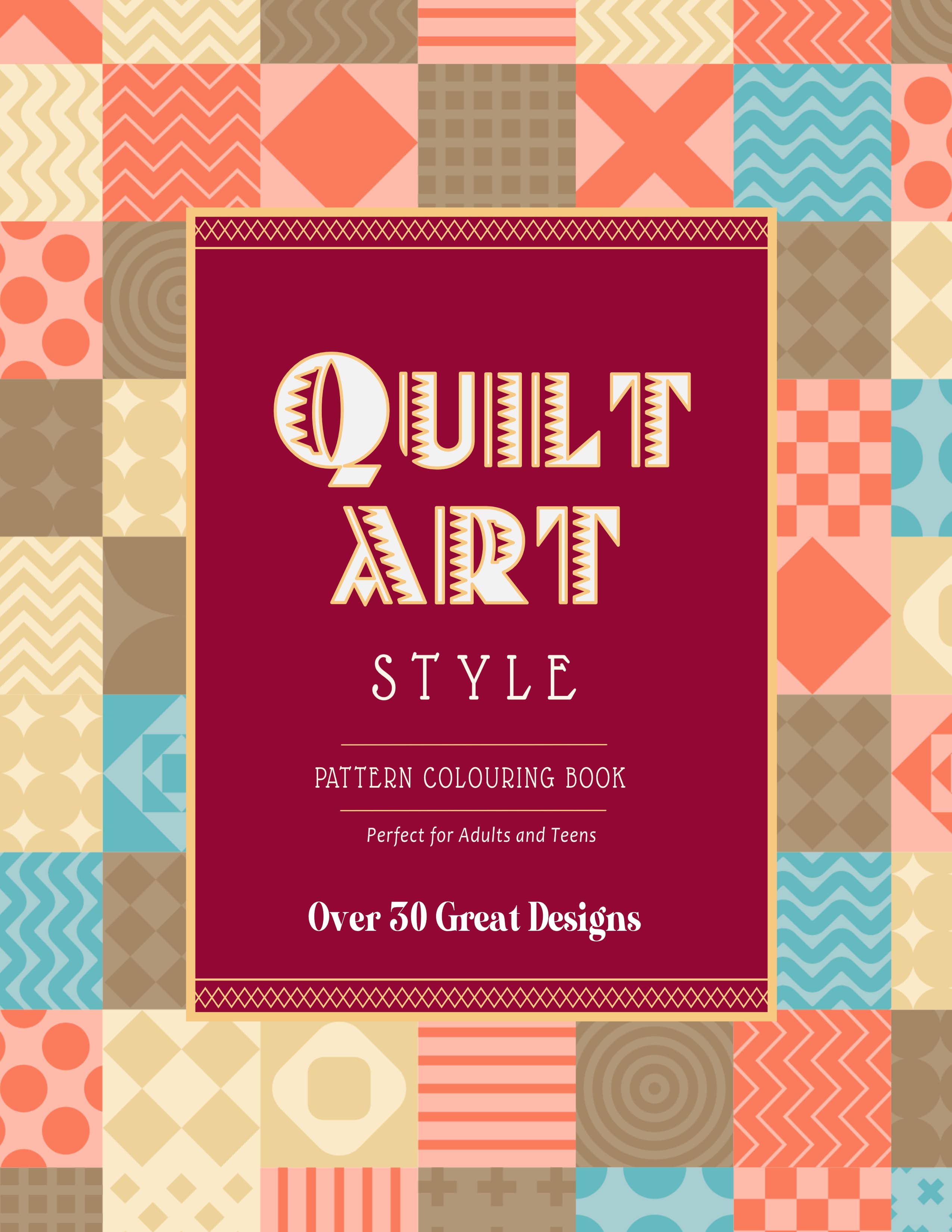 jaymcdesign books adult quilt art colouring book