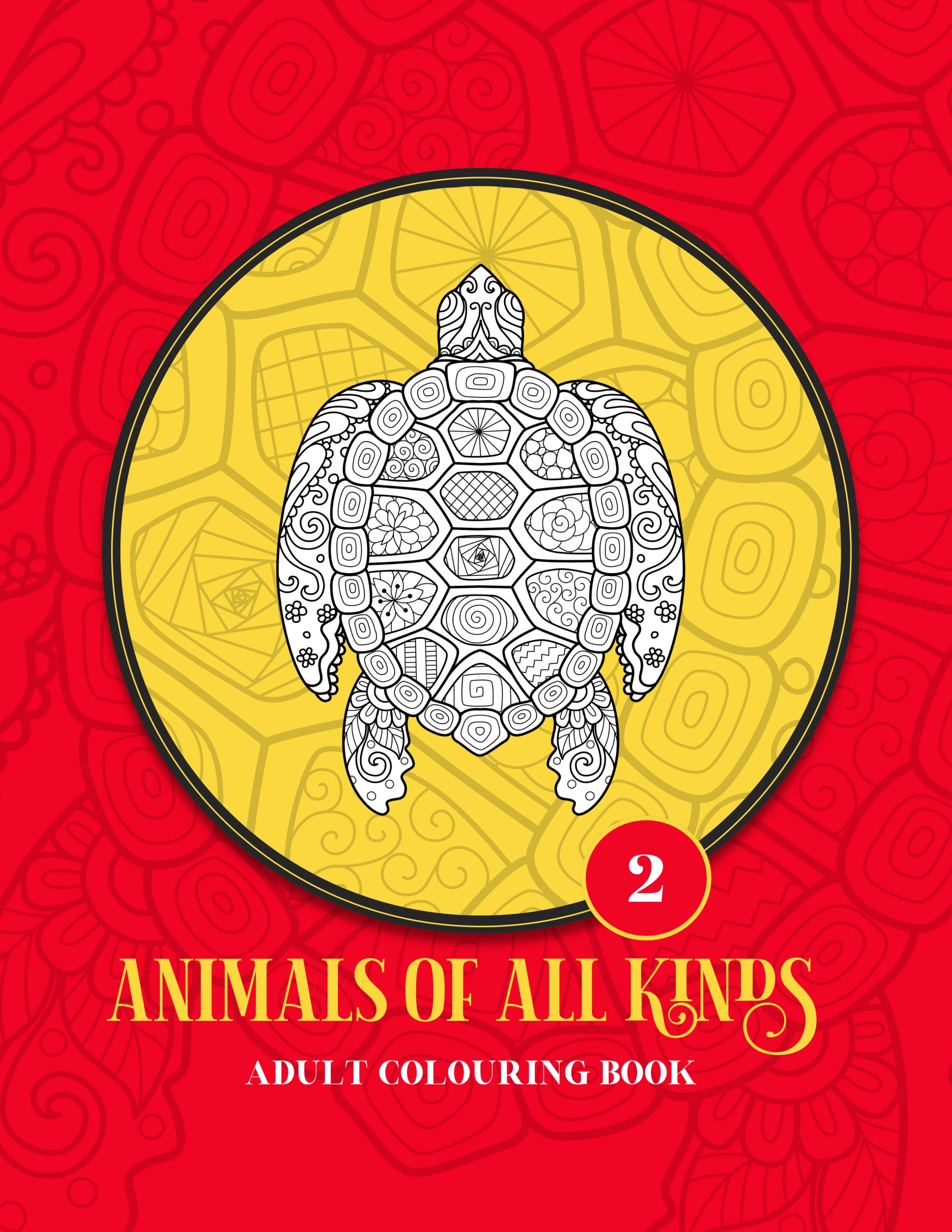 jaymcdesign books adult animals mandala colouring book