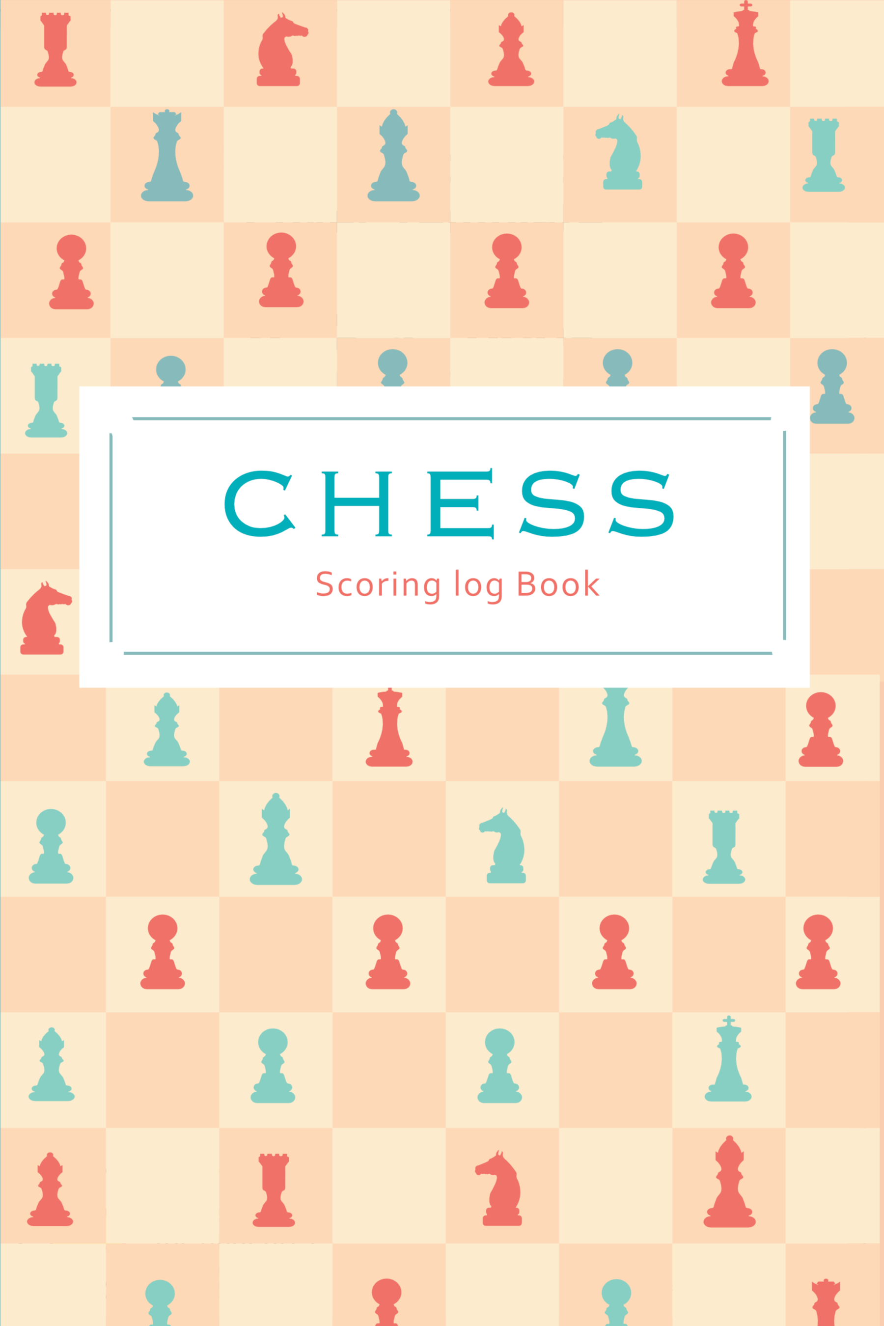 jaymcdesign books Chess scoring log book