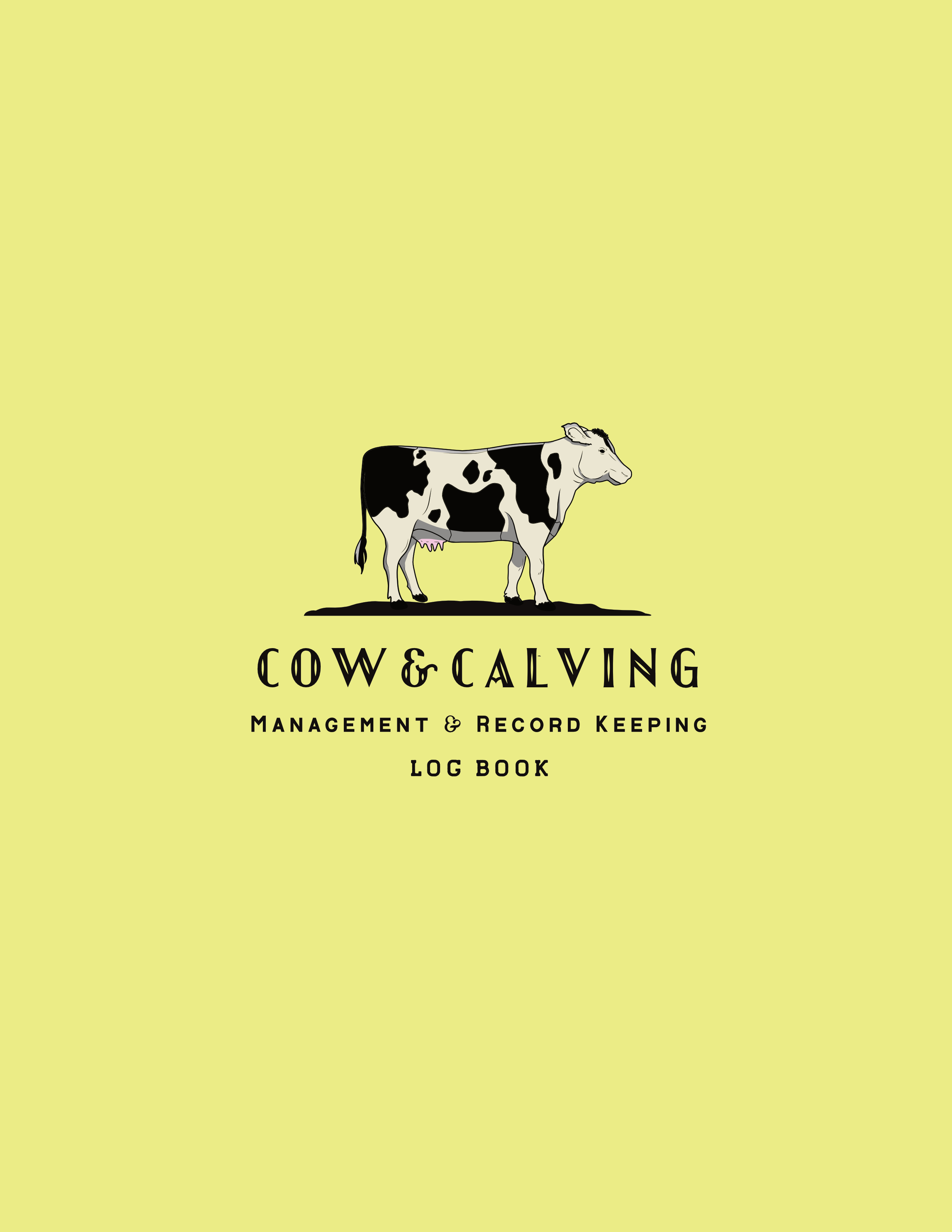 jaymcdesign books cow and calving management log book