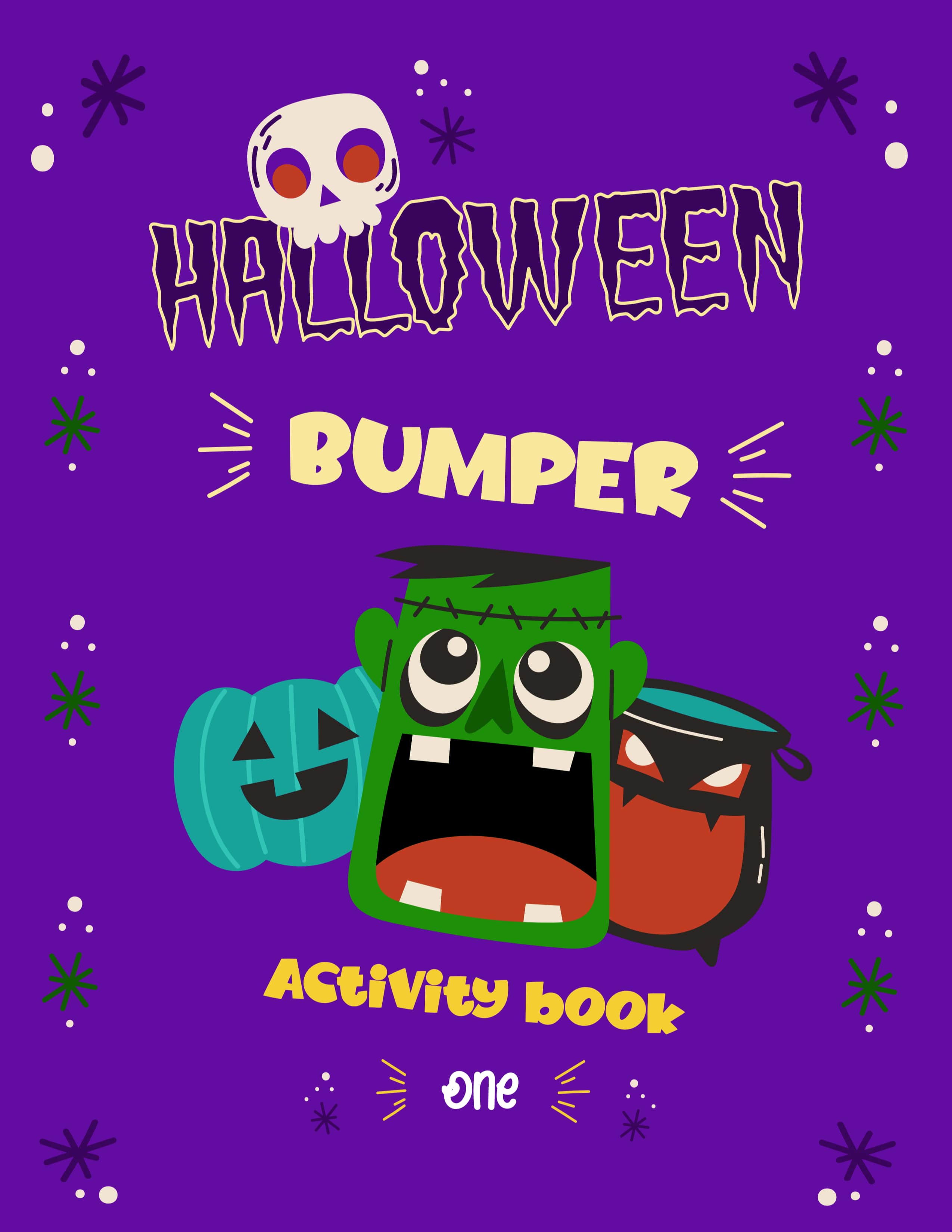 jaymcdesign books children halloween colouring and games activity book