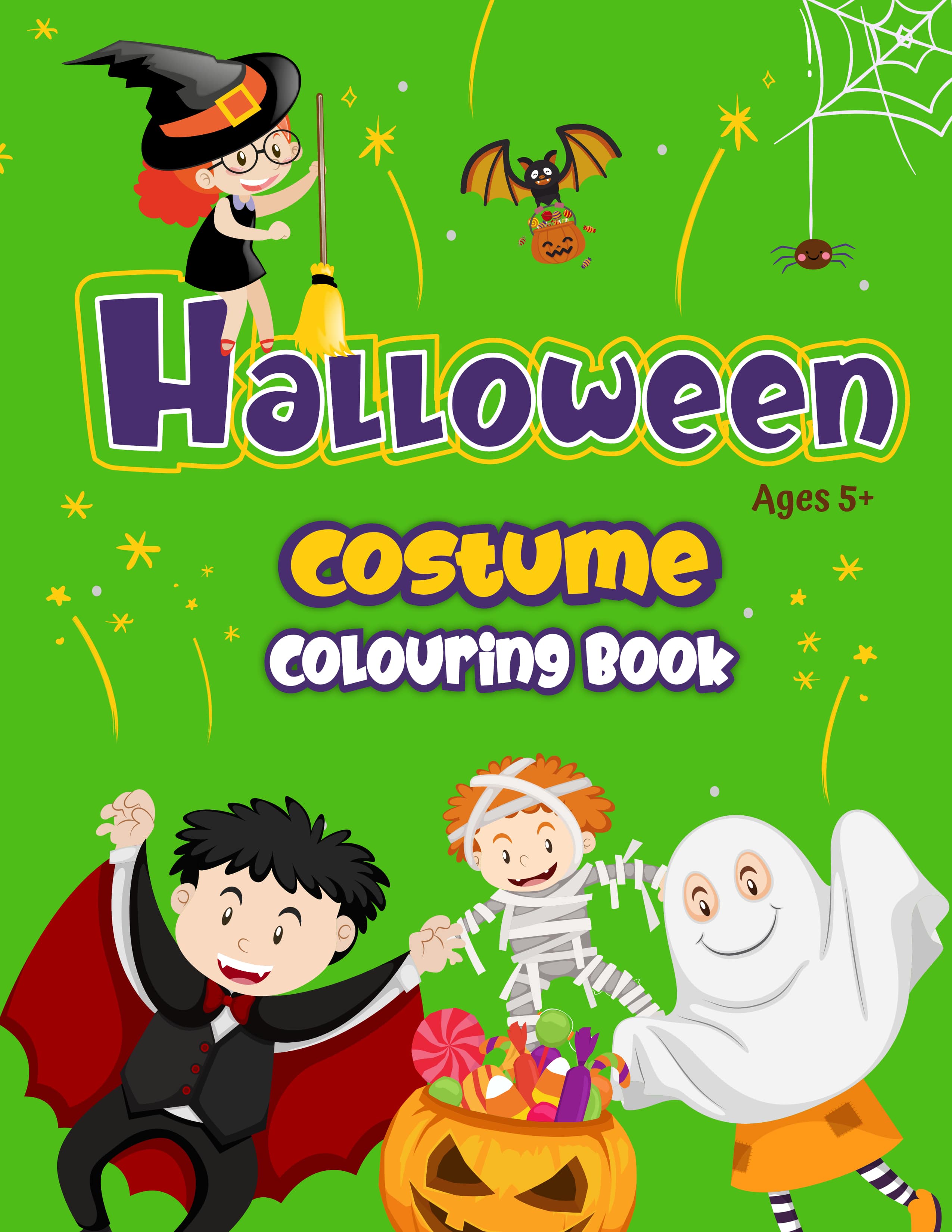 jaymcdesign books halloween children colouring book