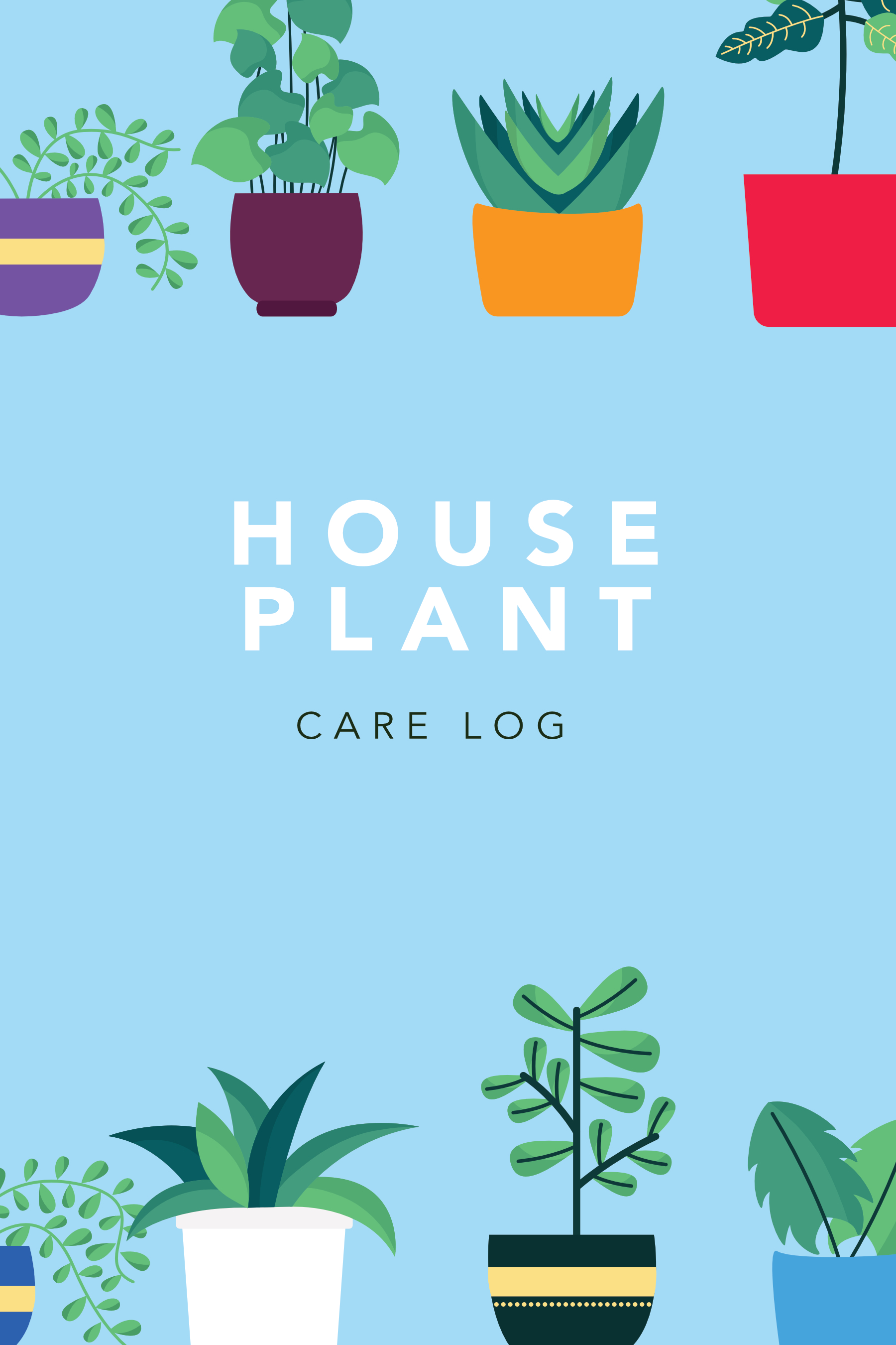 jaymcdesign books house plant care log