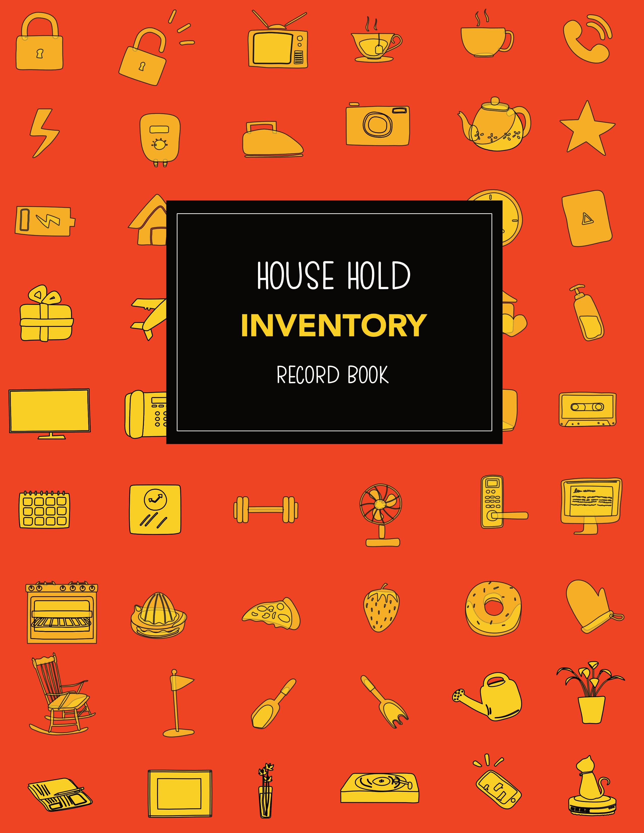 jaymcdesign books household inventory log boo