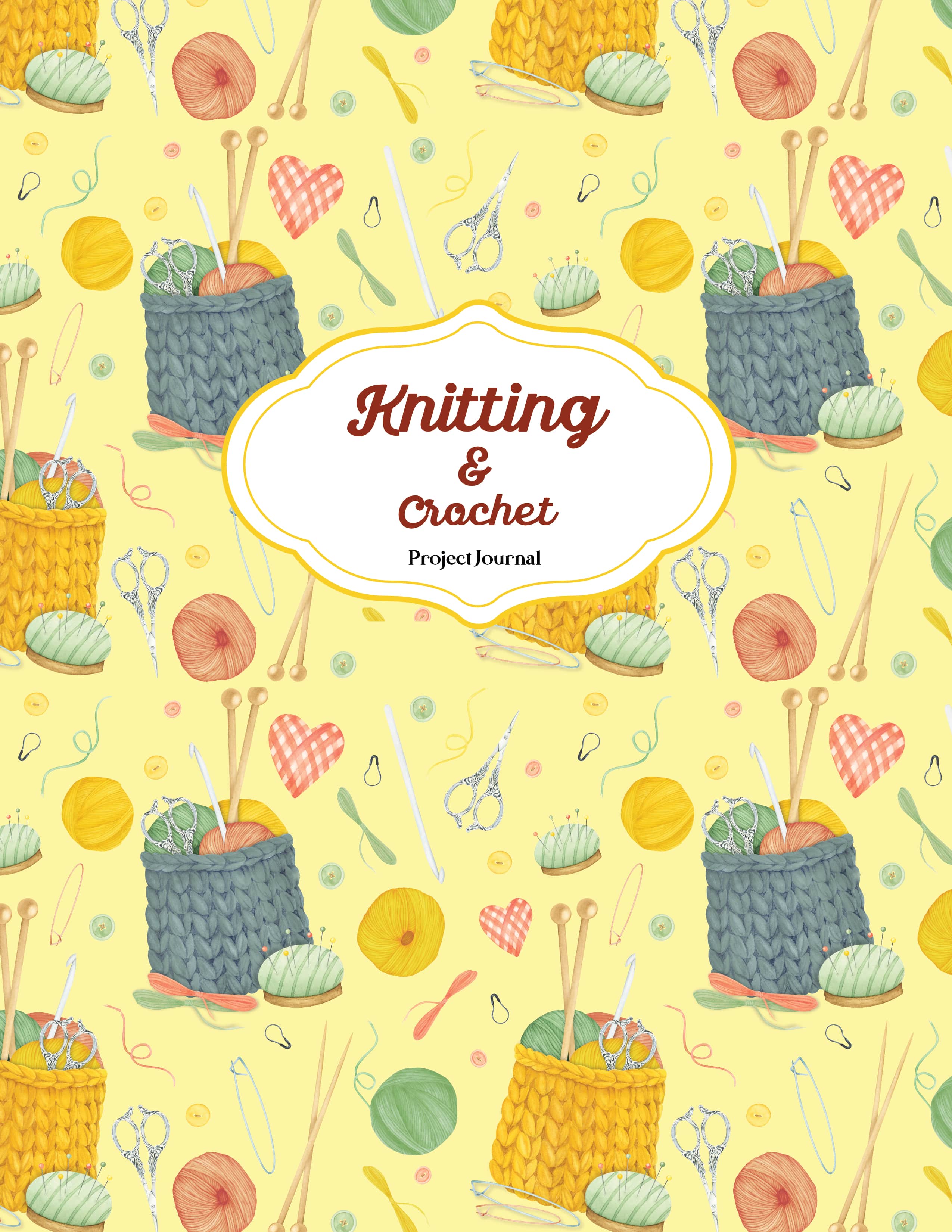 jaymcdesign books Knitting & Crochet Planner