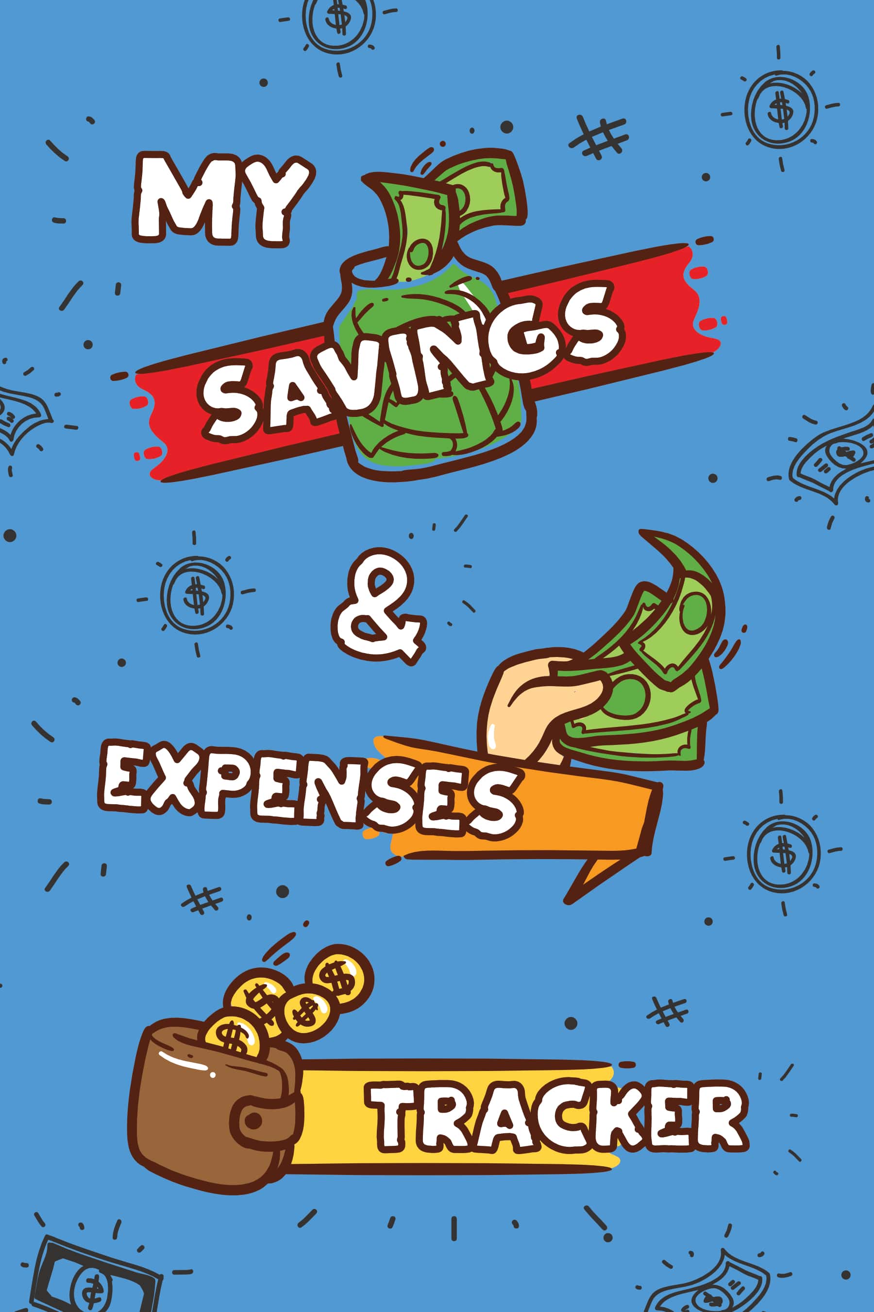 jaymcdesign books teenager savings and expenses tracking log book