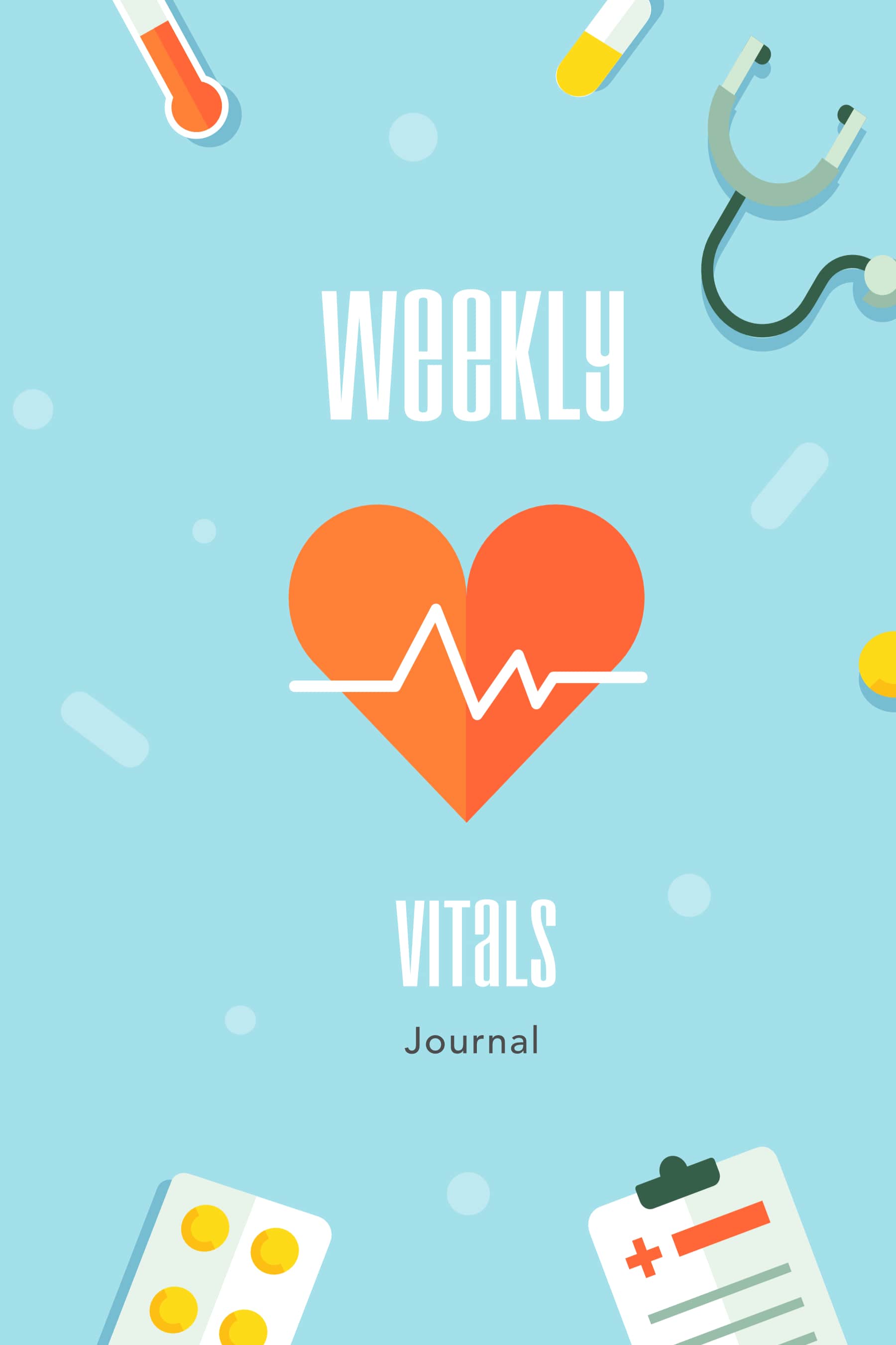 jaymcdesign books weekly vitals journal